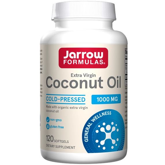 Олія кокосова Jarrow Formulas Coconut Oil Extra Virgin 1000 mg 120 Softgels