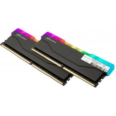 Модуль памяти для компьютера DDR4 16GB (2x8GB) 3600 MHz RGB X2 Series Black eXceleram (ERX2B416369AD) | Зображення 1