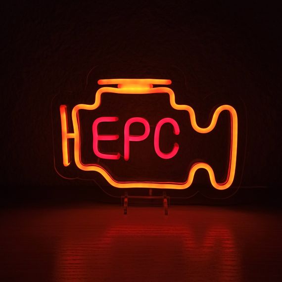 Неоновий світильник Check Engine EPC 260х180 acr-n000094 | Зображення 1
