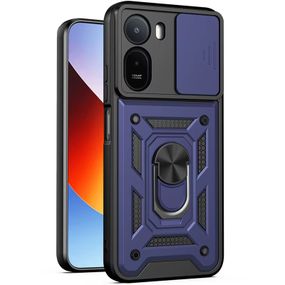 Чохол Ummi Camshield Serge Ring для Xiaomi Redmi A7 Pro 4G / Poco C81 / C81 Pro Синій / Navy