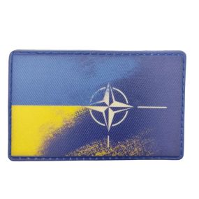 Патч / шеврон прапор НАТО - Україна