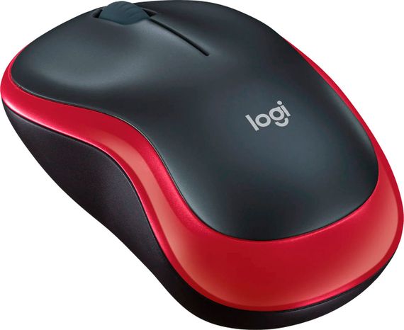 Мишка Logitech M185 бездротова, Red (new) | Зображення 2