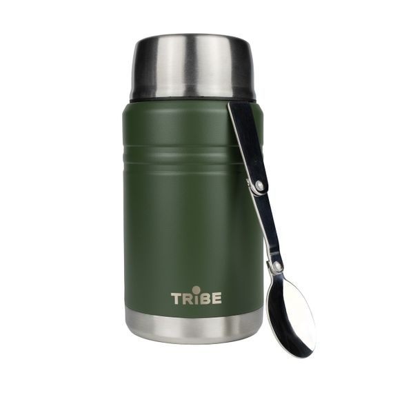 Термос харчовий Tribe Food Jar 0,7 л оливковий, термос трайб для їжі, термос для супу | Зображення 3
