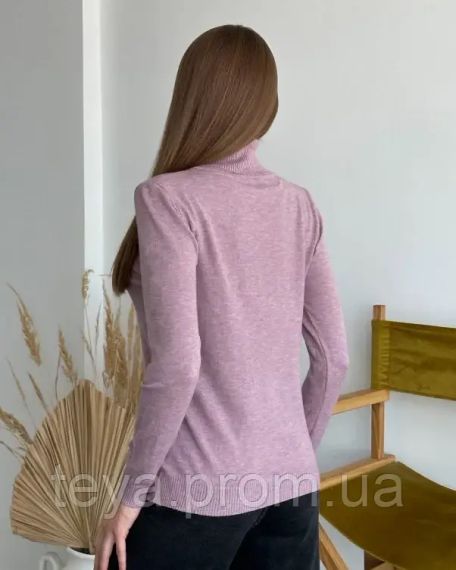 Свитер цвет светло-сиреневый размеры S, M, L, XL, XXL, 3XL FI_008746 | Зображення 2