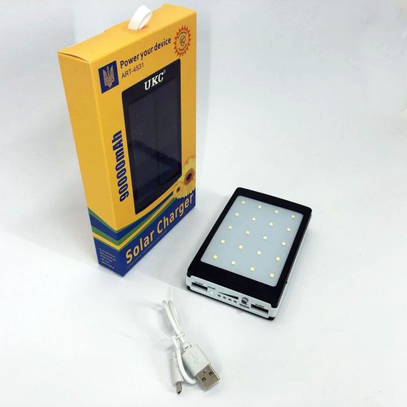 Зарядка power bank Power Bank Solar 90000 mAh / Павербанк для планшета / Зарядка WQ-381 power bank | Зображення 8