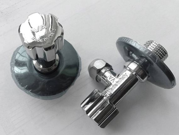 D914689 Кран вентильний для сантехприладів Ø1/2" х 3/4" VA Albertoni srl | Зображення 3