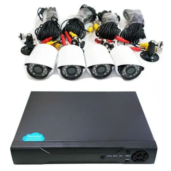 Набір відеоспостереження XPRO AHD (4 камери) (без монітора) [39] (6) білий (MER-12330_2837) | Зображення 5