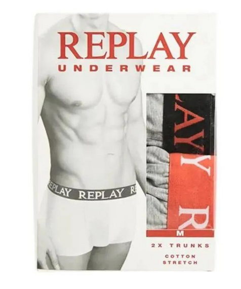Чоловічі анатомічні труси боксери Replay (2 шт) | Зображення 1