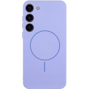 Чохол Silicone Cover Lakshmi Full Camera (AA) with MagFit для Samsung Galaxy S23 Бузковий / Dasheen