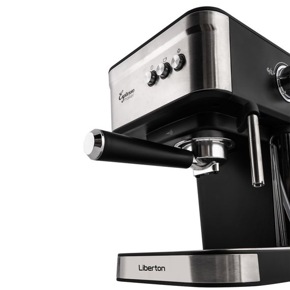 Кофеварка рожковая Liberton LСM-2204 950 Вт серебристая | Зображення 3