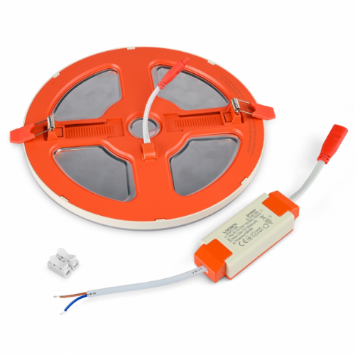 LED Світильник врізний 18W+6W 5000+2700К з декоративною підсвіткою VL-DL4R-1852 Videx | Зображення 2