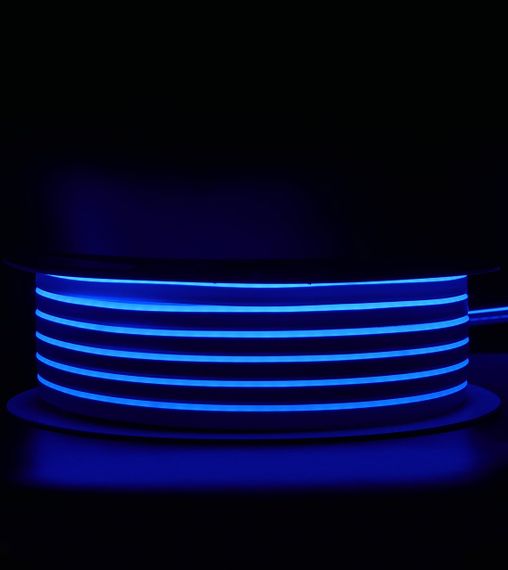 Світлодіодний неон PROLUM™ 6x12, IP68, 12V, Series "FX", Синій, PRO