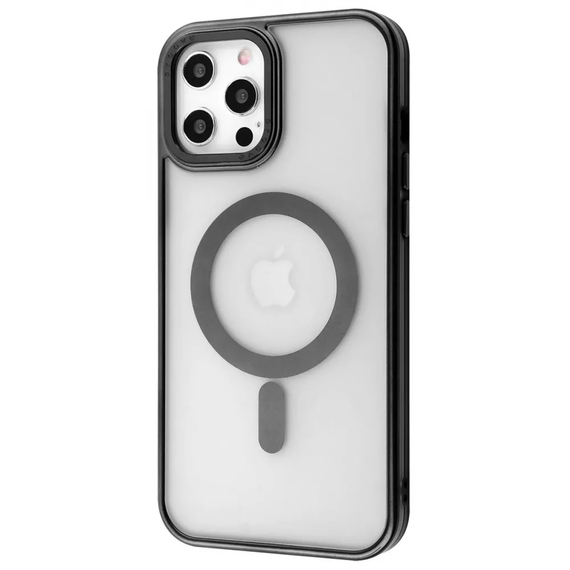Чехол для iPhone 12/12 pro Proove Black, чехол Blur Case with Magnetic Ring iPhone, стильный чехол на iPhone