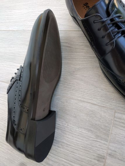 Шикарні чорні броги Sensor 39 розмір | Зображення 8