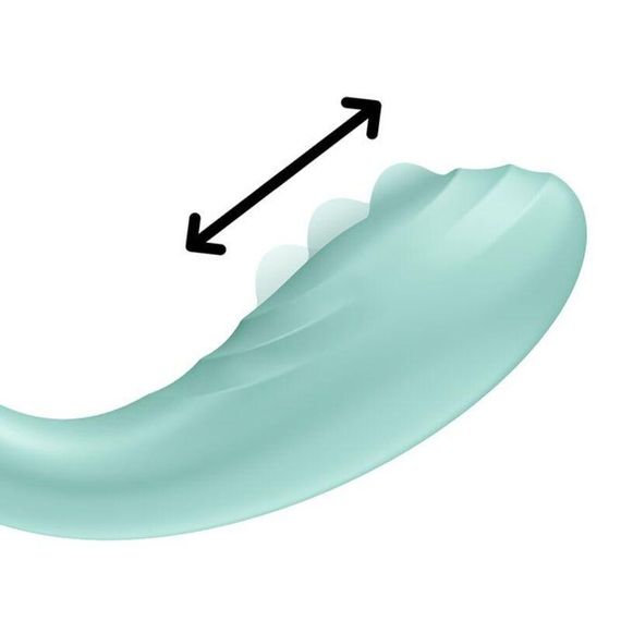 Вібратор із перлинною стимуляцією точки G Satisfyer Rrrolling Pleasure Mint | Зображення 1