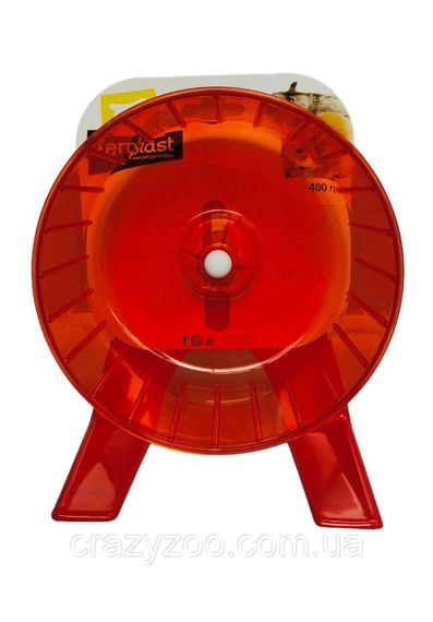 Колесо для грызунов Ferplast FPI 4606 Wheel/Stand Silent SM  Ø 14.5 см красный 84606899