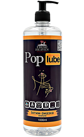 Интим-смазка анальная Fresh Heaven Pop Lube 1000ml (Home версия)