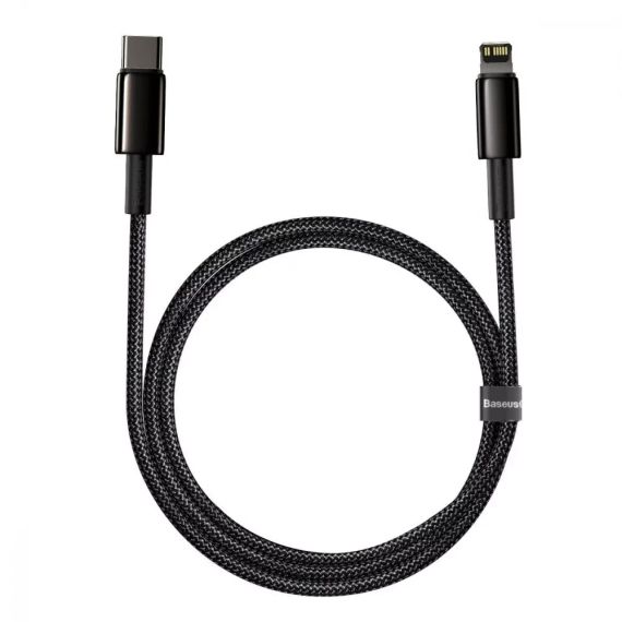 Кабель Baseus Tungsten Gold Fast Charging Type-C to Lightning PD 20W 1m | Зображення 6