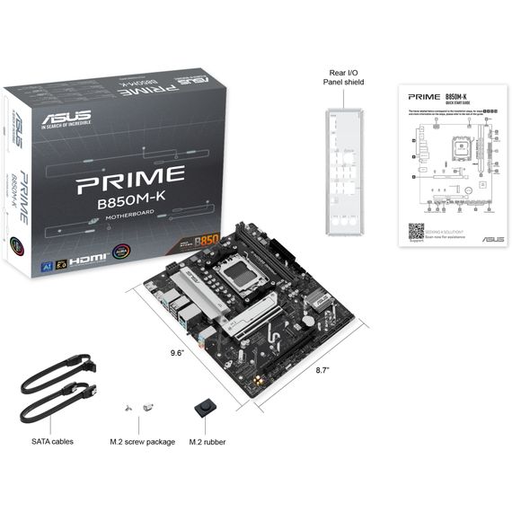 Материнська плата ASUS PRIME B850M-K | Зображення 7
