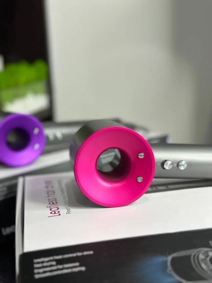 Фен Super Hair Dryer рожевий з іонізацією та турборежимом 5 насадок (Y-2) | Зображення 3
