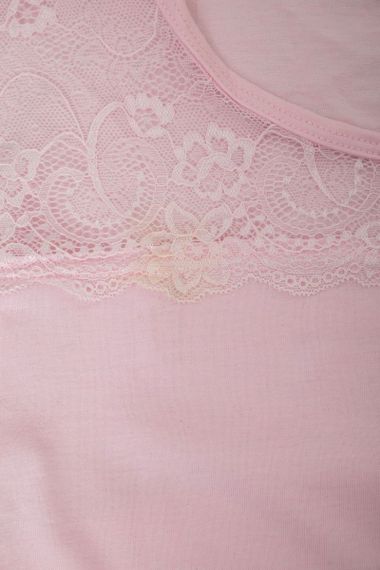 Пижама женская с принтом  -уценка, цвет розовый, 243R1602-010-U-13 | Зображення 6