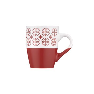 Чашка Ardesto Ornament, 320мл, кераміка, червоно-білий (AR3045R) | Зображення 2