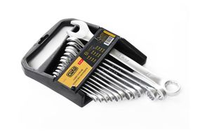 Набор ключей рожково-накидных CrV 6-22мм (12шт) СИЛА
