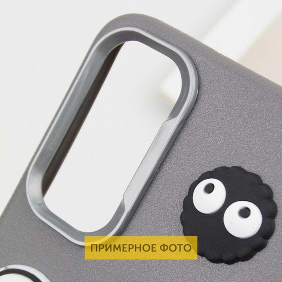 Чохол TPU Leather Toys для Xiaomi Poco X6 / Note 13 Pro 5G Monster / Grey | Зображення 5