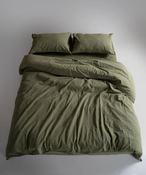 Постільна білизна Limasso Stonewashed Ranforce 160 х 220 см сімейний Capulet Olive | Зображення 2