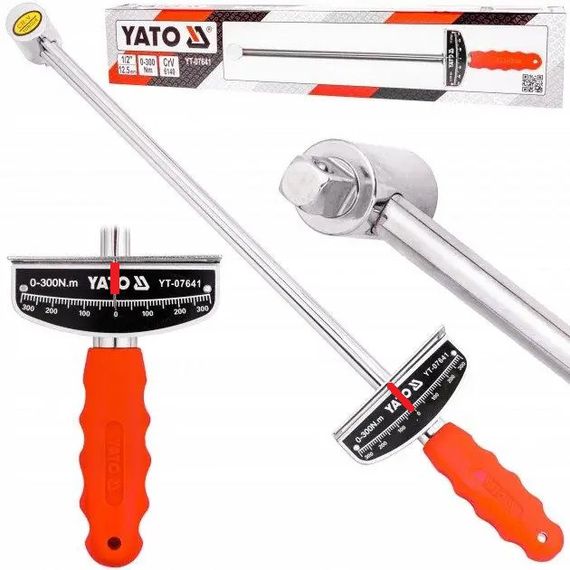 Ключ динамометрический 1/2" 0-300 Нм YATO YT-07641 | Зображення 1