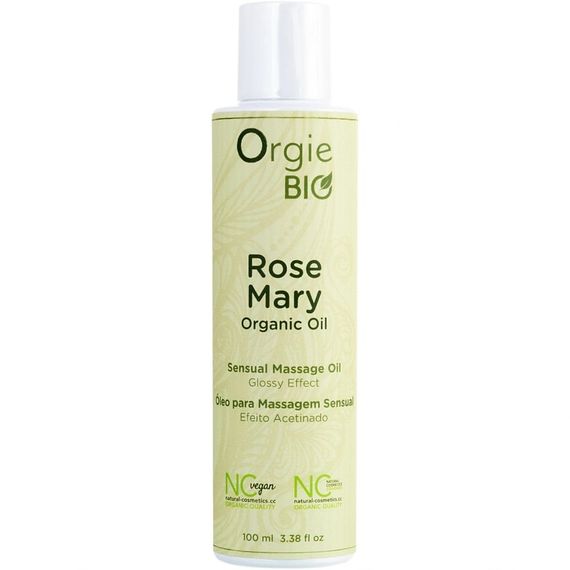 Органічне масажне масло Orgie Bio ROSE MARY з ароматом розмарину, 100 мл
