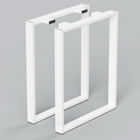 Комплект опор для столу з металу 600×120mm, H=730mm (профільна труба: 60x20mm)