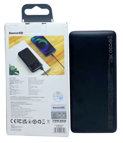 Power Bank 10000 мАh 15 Вт BASEUS реальна ємність швидка зарядка зовнішній акумулятор павербанк | Зображення 5
