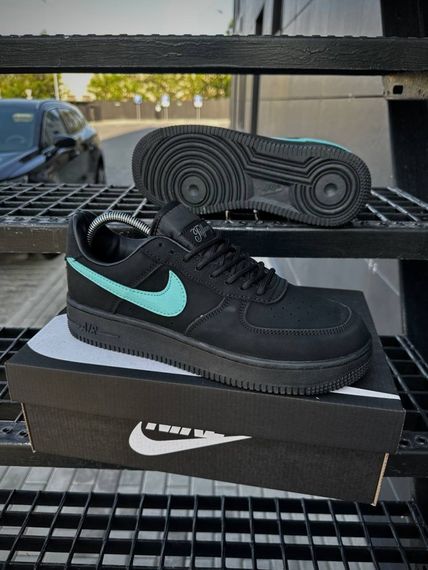Кросівки Nike Air Force x Tiffany чорні | Зображення 3