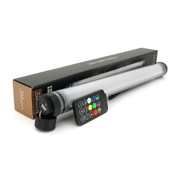 Лампа для кемпінгу LUXCEO P7RGB, 8W, 12 режимів, пульт, корпус-пластик, водостійкий, ip68, вбудований акум 10400mAh, USB кабель, | Зображення 1