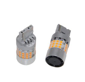 Комплект світлодіодних ламп LED Qline 7440 (W21W) Amber CANBUS (2шт) 12V