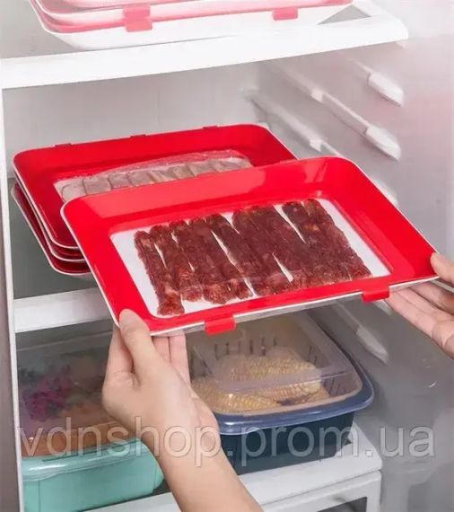 Розумний піднос для зберігання їжі Supretto з кришкою для нарізки та продуктів | Зображення 2