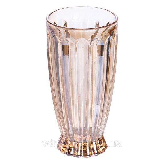 Набор кувшин 1 л со стаканами 6 (шт) по 300 мл для напитков, лимонадов, сока, воды, мохито Прозрачный HP-19-2080GLD | Зображення 1