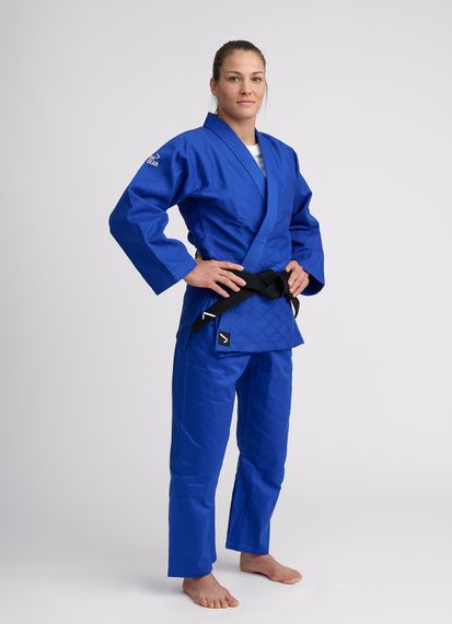 Кімоно для дзюдо, тренувальне, IPPON GEAR серія BASIC 2, синє, розмір 180
