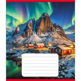 Тетрадь общая "Гармония с природой" 060-610277K-1 в клеточку, 60 листов