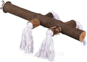 Іграшка для птахів Trixie Natural Living Жердинка з мотузкою 25х2.5 см 5889