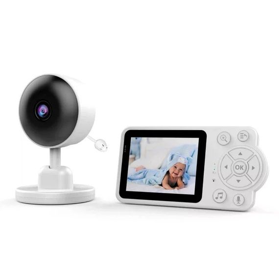 Відеоняня C3 з екраном 2,8″ • Цифрова відеоняня C3 з IPC-камерою, нічним баченням, двостороннім зв’язком і датчиками мікроклімату | Зображення 2