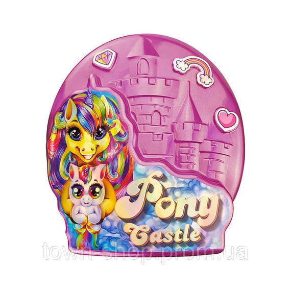 Креативное творчество "Pony Castle" BPS-01-01U с мягкой игрушкой Розовый