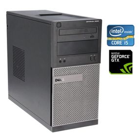 Ігровий ПК Dell Optiplex 3020 Tower / Intel Core i5-4570 (4 ядра по 3.2 - 3.6 GHz) / 16 GB DDR3 / 120 GB SSD + 500 GB HDD / nVidia GeForce GTX 750, 2 GB GDDR5, 128-bit / DVD-RW / Win 10 Pro + Кабель живлення б/в