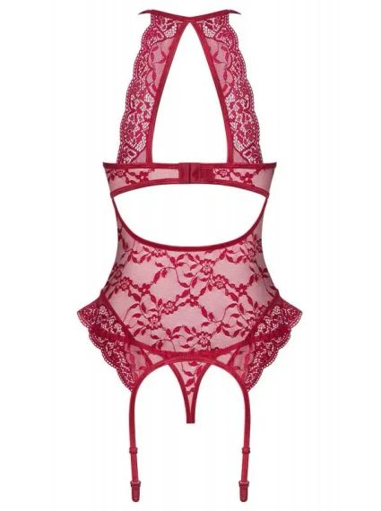 Комплект Obsessive Ivetta корсет и стринги S/M sexstyle | Зображення 5