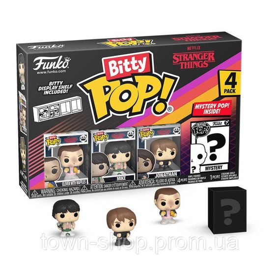 Набор игровых фигурок Одиннадцать Bitty POP! 83663 серии "Очень странные дела" | Зображення 1