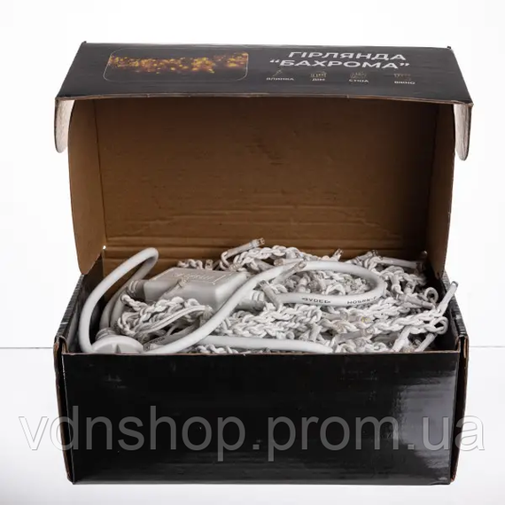 Уличная гирлянда Бахрома 20 м 335 LED белый провод Желтый 20MWY | Зображення 4