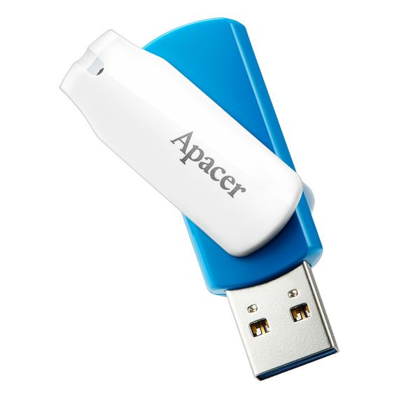 Флеш накопичувач Apacer USB 3.2 Gen1 AH357 128GB Blue / White | Зображення 2