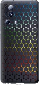 Чехол на Xiaomi Civi 2 Переливающиеся соты "498u-2917-17620"
