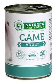 Корм Nature's Protection Adult Game вологий з дичиною для дорослих собак всіх порід 800 гр